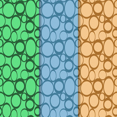 Geometric seamless pattern. Circles