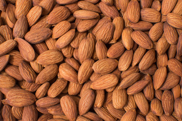 almond for background. soft focus.