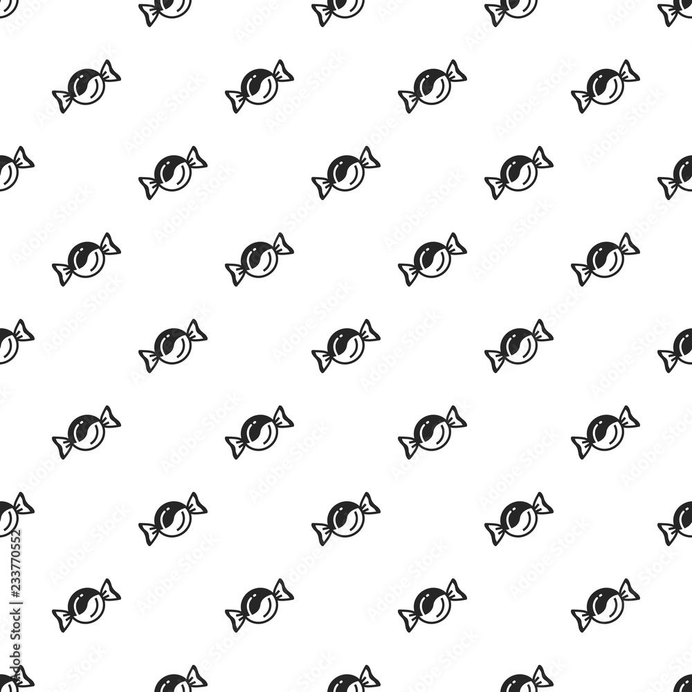 Poster Bonbon pattern seamless repeat background for any web design