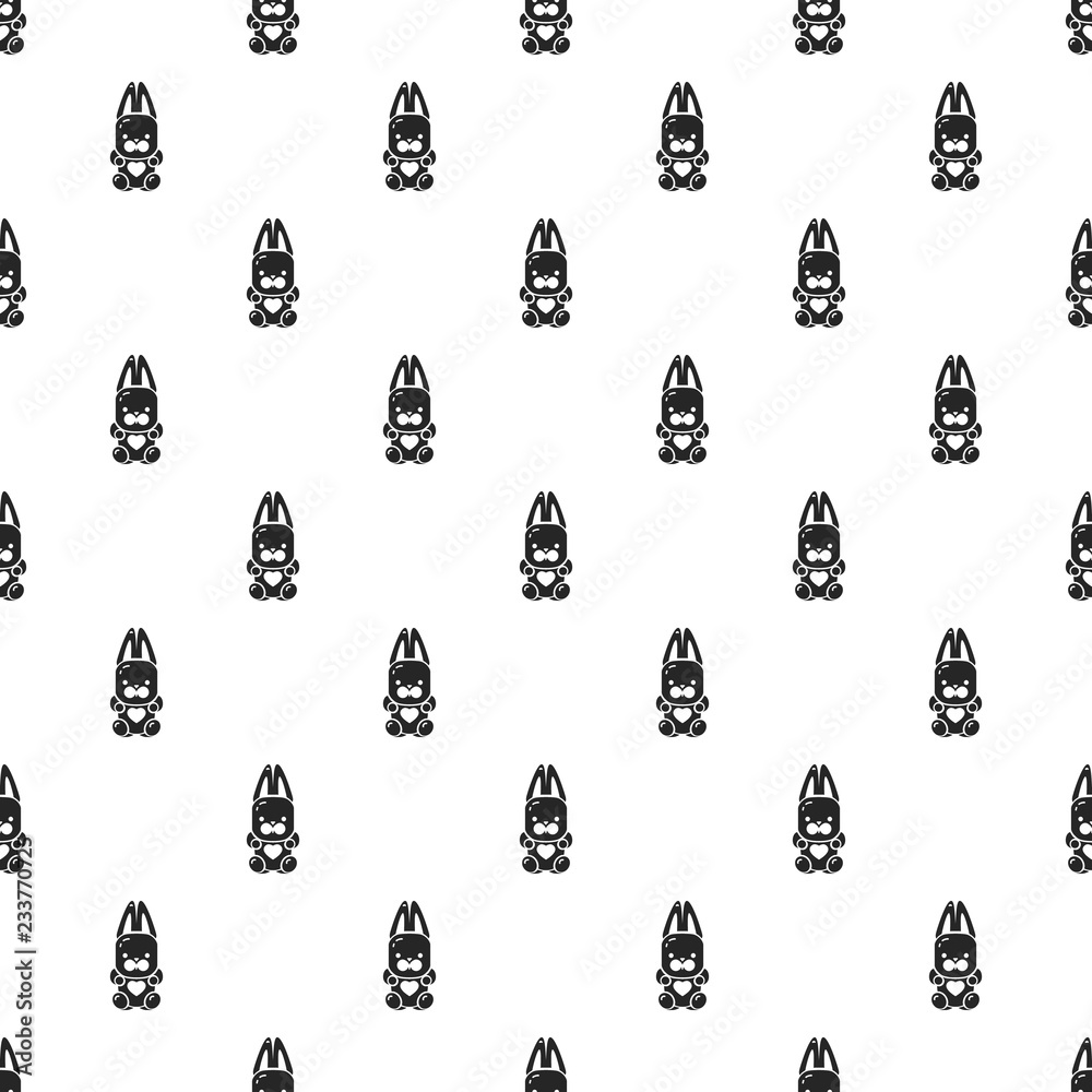 Poster candy rabbit pattern seamless repeat background for any web design
