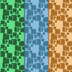 Geometric seamless pattern. Square