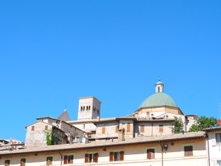 Fototapeta na wymiar Vista di Assisi, Umbria, Italia