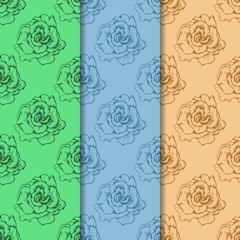 seamless pattern with flower
