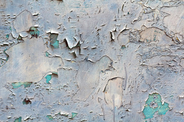 Old cracked abstract grunge vintage texture copy space background, retro pattern. White irregular...