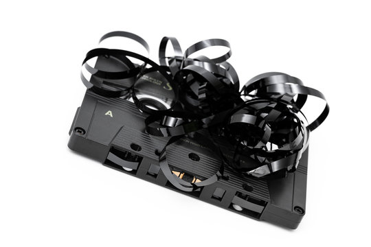 Kassette mit Bandsalat