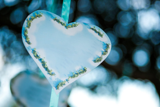 Segna posto a forma di cuore
