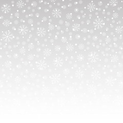 Snowflakes background pattern