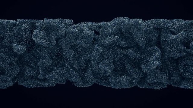 4K Particles Curling Like Smoke
