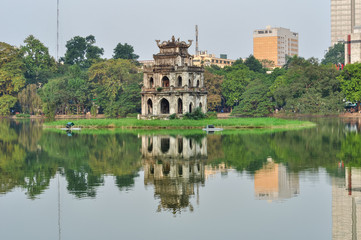 Obraz premium Hoan Kiem lake