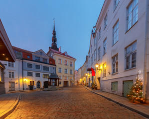 Obraz premium Tallinn. Estonia. Old city.