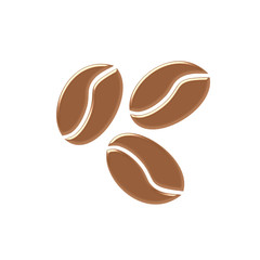 Obraz premium ziarno kawy ikona