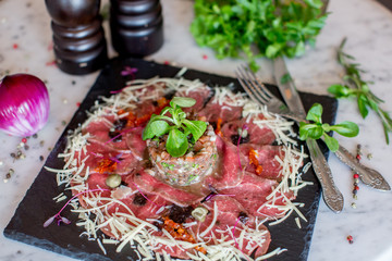 meat with vegetables