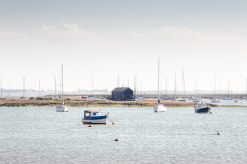 Fototapeta premium boats of west mersea