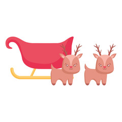 Christmas deer design
