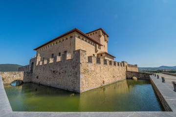 Fototapeta na wymiar Medieval tower house in Spain