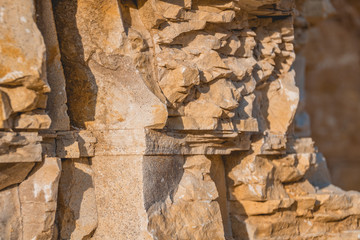 Quarry containing fossiles near Riedenburg-Bavaria-Germany