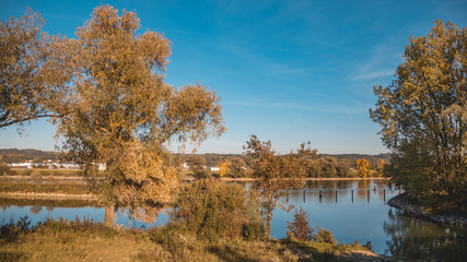 Beautiful autumn view near Pleinting-Bavaria-Germany