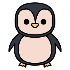 cute penguin icon 