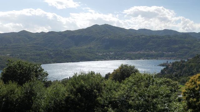 Lake, Landscape, and Mountain Panorama