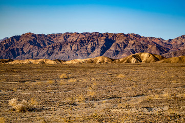 Rock formations in Death Valley National Park