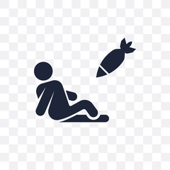 civilian transparent icon. civilian symbol design from Army collection. Simple element vector illustration. Can be used in web and mobile.