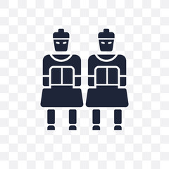 Terracotta transparent icon. Terracotta symbol design from Army collection. Simple element vector illustration. Can be used in web and mobile.