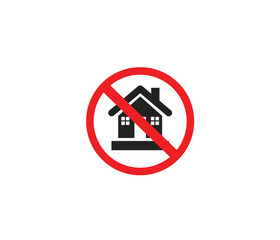 Home not allow icon