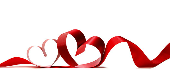 Ribbon hearts