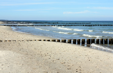 Ostseebad Zingst, Strand mit Buhnen
