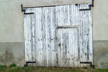 Gates or doors of the farms in the hamlet of Durat in France (Auvergne). Durat was once a factory village belonging to the Pionsat castle.