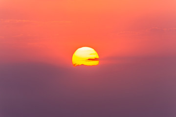Sun Haze Landscape