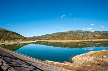 dam and oasis of the river alento-cilento-salerno