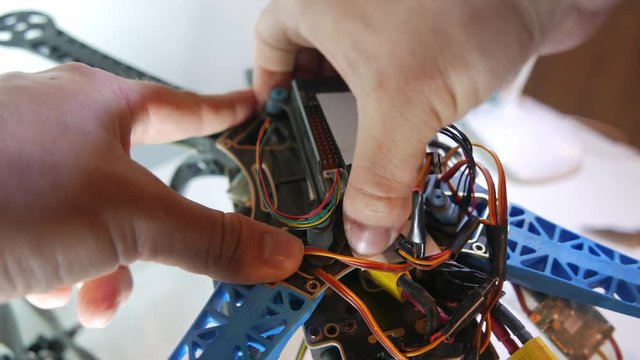 Dismounting flight controller from used drone