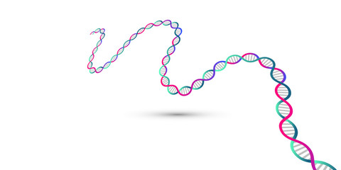 dna, molecola, chimica