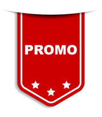 red vector banner promo