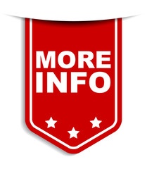 red vector banner more info