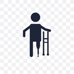 Fracture transparent icon. Fracture symbol design from Insurance collection. Simple element vector illustration. Can be used in web and mobile.