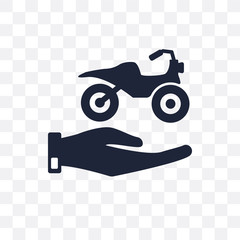 Transport insurance transparent icon. Transport insurance symbol design from Insurance collection. Simple element vector illustration. Can be used in web and mobile.