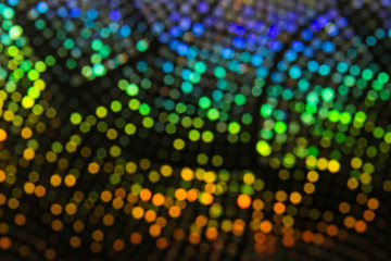 Rainbow colored blurred circles for background