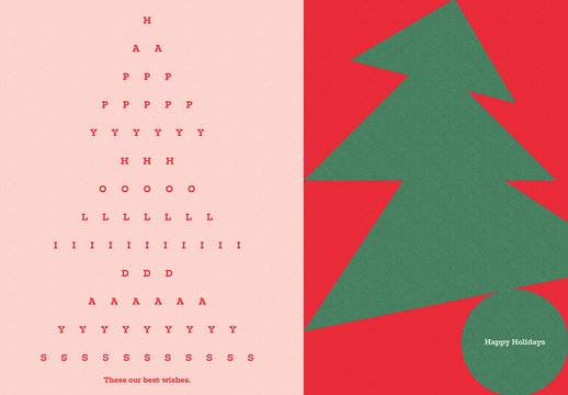 Illustrative Holiday Postcard