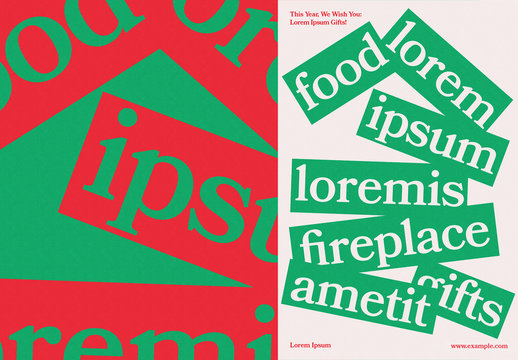 Editorial Holiday Postcard