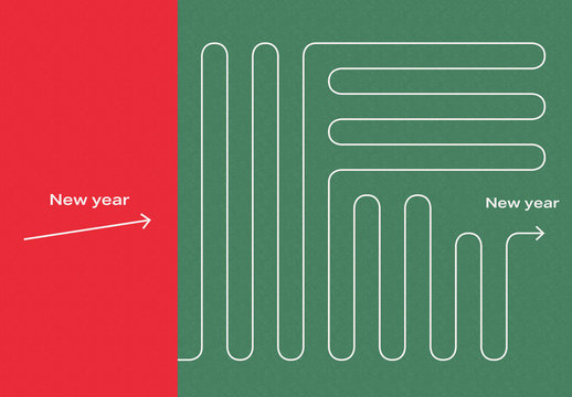Infographic Holiday Postcard