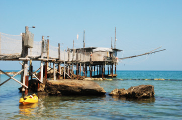 TRabocco da pesca, Abruzzo, Italia