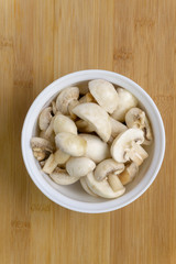 mushrooms in a bowl