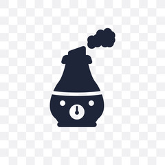 humidifier transparent icon. humidifier symbol design from Electronic devices collection. Simple element vector illustration. Can be used in web and mobile.
