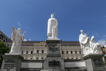 Obraz premium Princess Olga Monument in Kiev, Ukraine