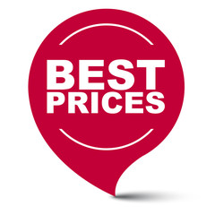 red vector banner best prices