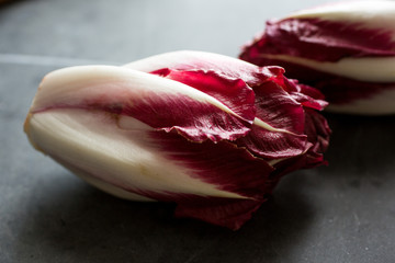 Close up of radicchio