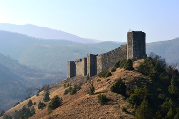 Fototapeta premium old town on the hill 