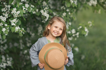 The child smiles shyly at the large portrait 1816.
